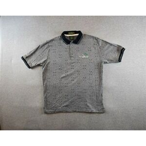 Vintage Bastion Golf Polo Men's Size‎ XL Gray Golf Club AOP The Savannahs 90's
